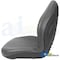A & I Products Seat, Lawn & Garden, UTV, Tractor, Skidsteer, Gray Vinyl 28" x19" x14.5" A-B1LGT125GR - alternate 2